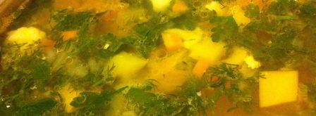 овощной суп с семгой. Шаг 6