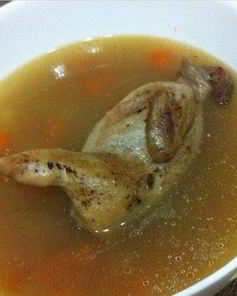 Овощной супчик с перепелкой