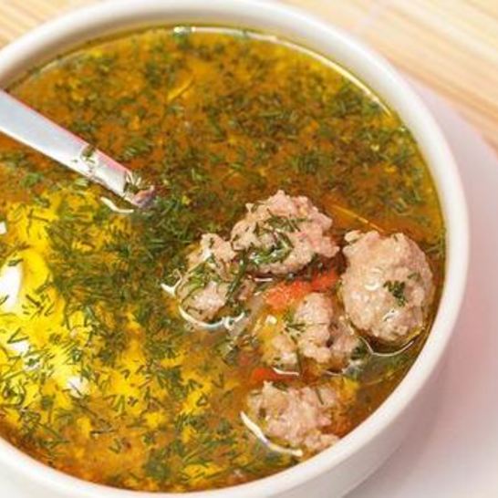 Рецепт супа с мясными фрикадельками и овощами
