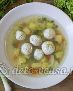 Суп с фрикадельками