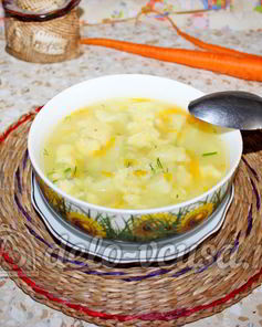 Суп с клецками