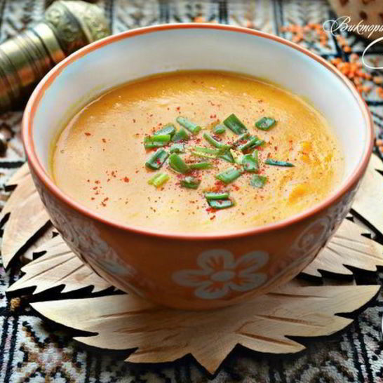 Рецепт постного супа из красной чечевицы