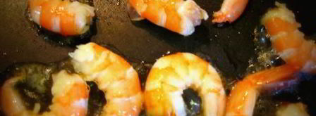 пряный, имбирный крем-суп из картофеля с креветками. Шаг 5