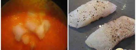 пряный томатный суп с рыбой и перцем чили. Шаг 3