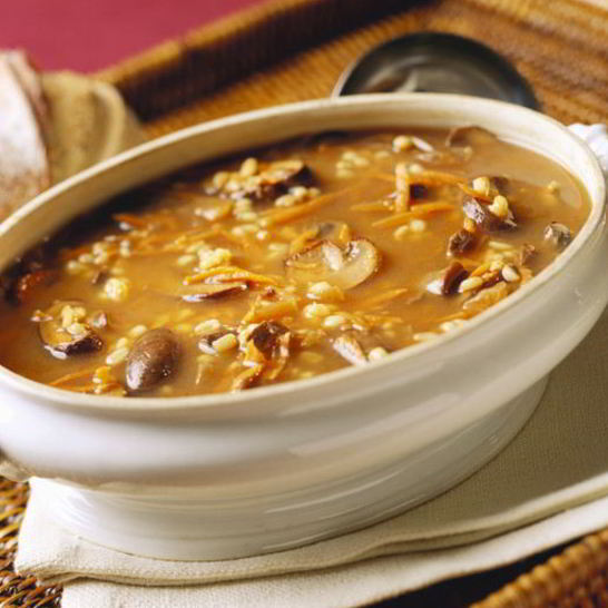 Рецепт рассольника с грибами