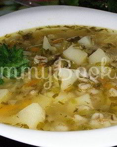 Рассольник с курицей