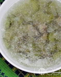 Рассольник с перловкой