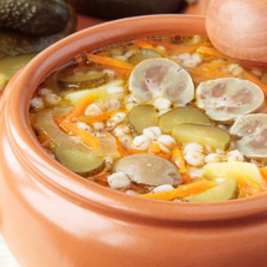 Рецепт рассольника с почками