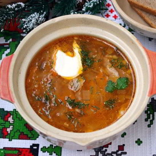 Рецепт деревенских зимних щей