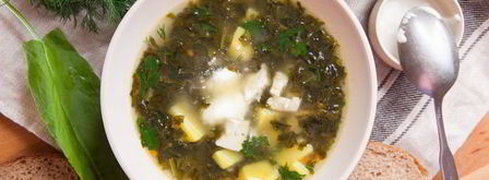 классические щи из молодого щавеля. Шаг 8