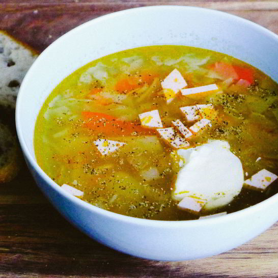 Рецепт летних щей из свежей капусты