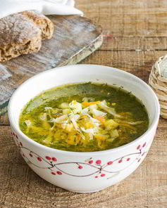 Постные щи из свежей капусты