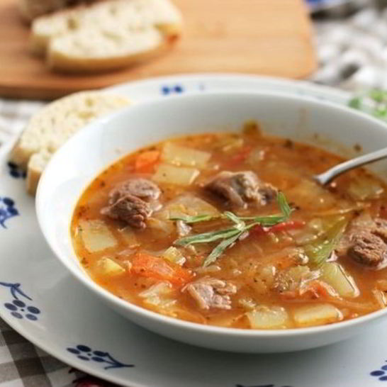 Рецепт щей из баранины с капустой