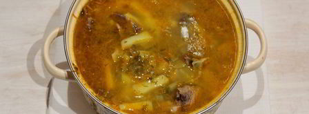 щи из кислой капусты с курицей. Шаг 9