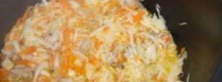 щи из кислой капусты в мультиварке. Шаг 3