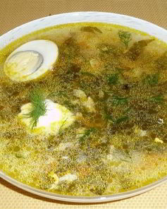 Щи из консервированного щавеля