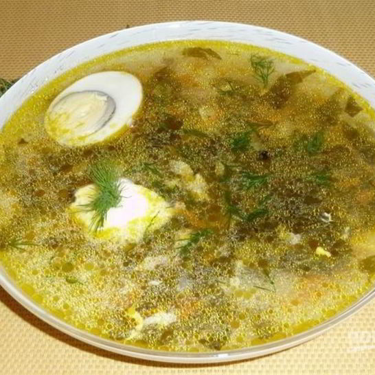 Рецепт щей из консервированного щавеля