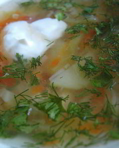 Щи из молодой капусты Летние