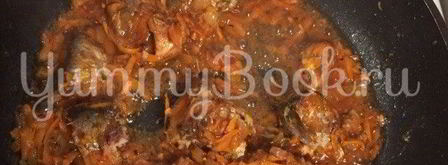 щи из рыбной консервы. Шаг 6