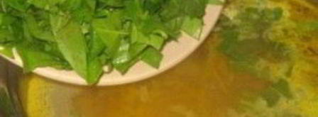 щи из щавеля с курицей. Шаг 9