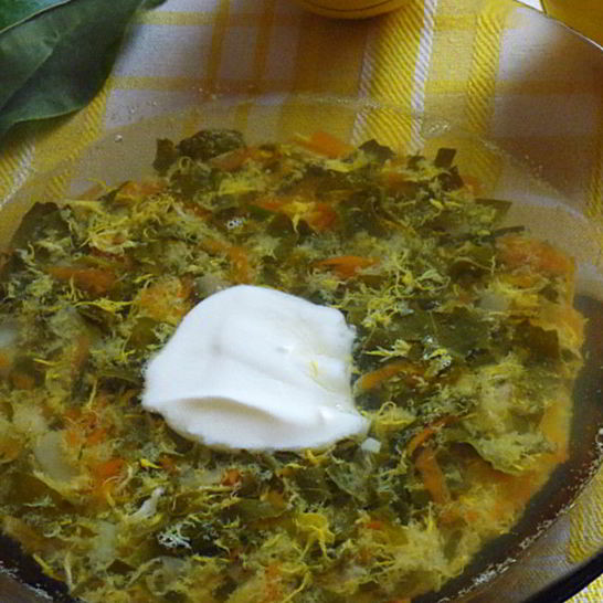 Рецепт щей из щавеля с перловкой