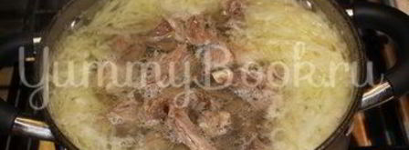 щи из свежей капусты с говядиной. Шаг 12