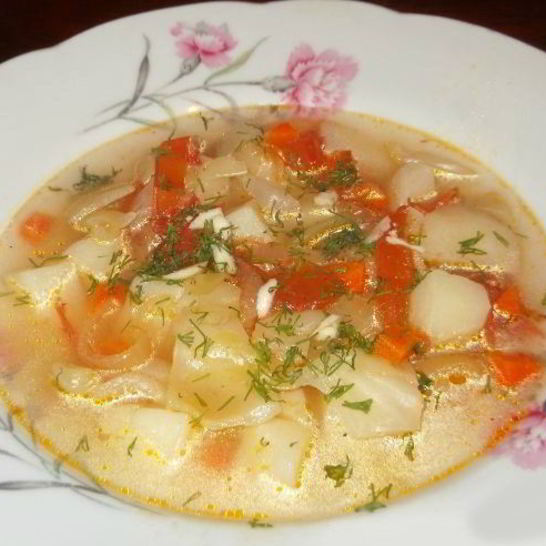 Рецепт щей на воде