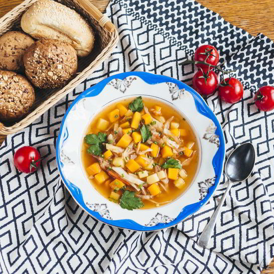 Рецепт щей постных с тыквой