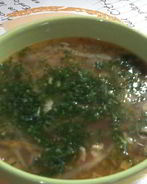 Щи с фасолью