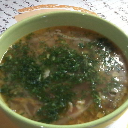 Рецепт щей с фасолью