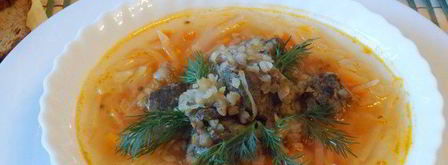 щи с гречкой и печенкой. Шаг 25