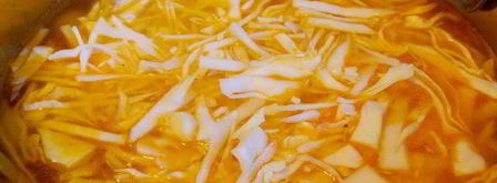 щи с гречкой и печенкой. Шаг 10