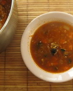 Щи с грибами