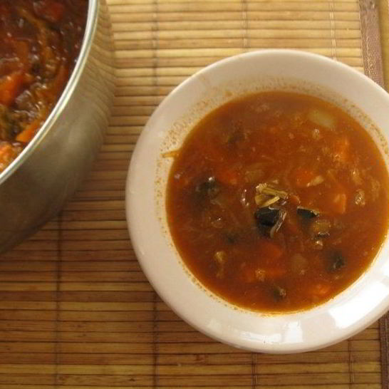 Рецепт щей с грибами