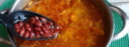 щи с консервированной фасолью. Шаг 5