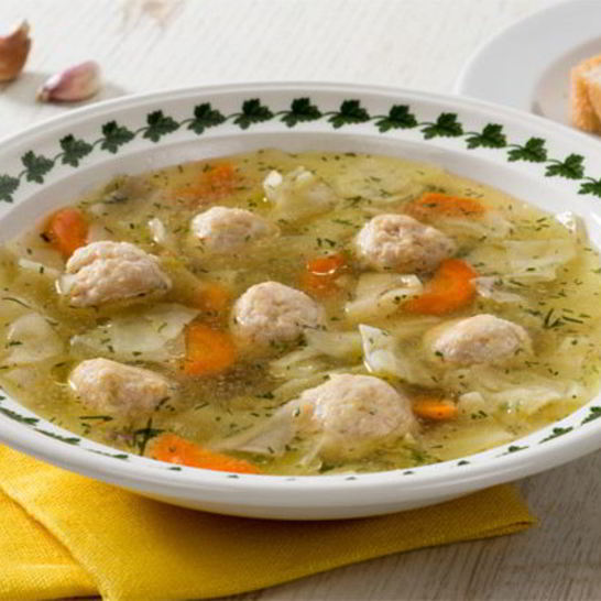 Рецепт щей с куриными фрикадельками