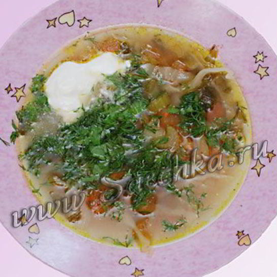 Рецепт щей с сельдереем и томатами