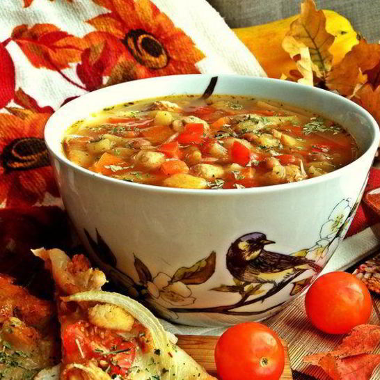 Рецепт щей сборных с фасолью и фрикадельками