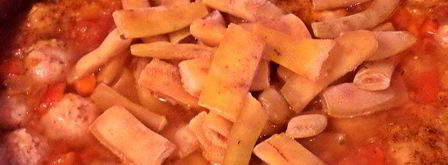 щи сборные с фасолью и фрикадельками. Шаг 15