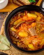 Щи со свежими грибами