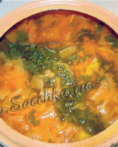 Щи в горшочке