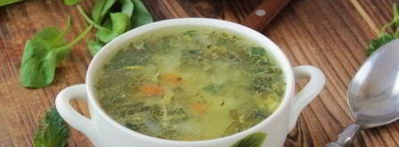 зеленые щи с крапивой и щавелем. Шаг 10