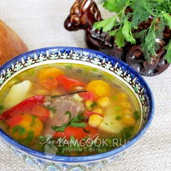 Рецепт шурпы из баранины
