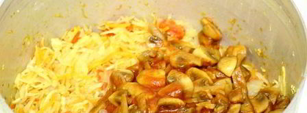 грибная солянка с капустой на зиму. Шаг 9