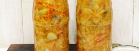 грибная солянка с капустой на зиму. Шаг 10