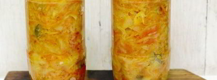 грибная солянка с капустой на зиму. Шаг 11