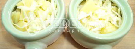 грибная солянка в горшочке. Шаг 5