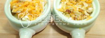 грибная солянка в горшочке. Шаг 6