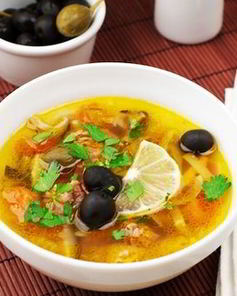 Грибная солянка в мультиварке Редмонд