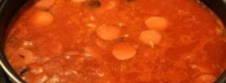 мясная солянка в мультиварке. Шаг 11